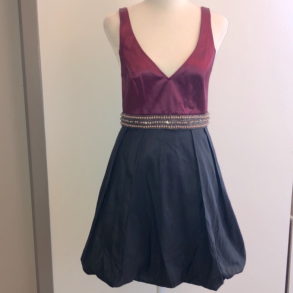 Maria Bianca Nero Sleeveless Fit & Flare Party Dress